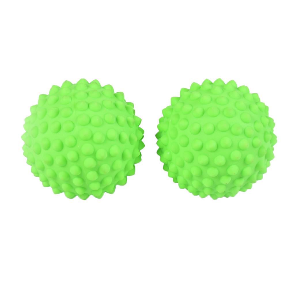 Soft Trigger Point Deep Tissue Spiky Massage Roller Ball with a Bag Green