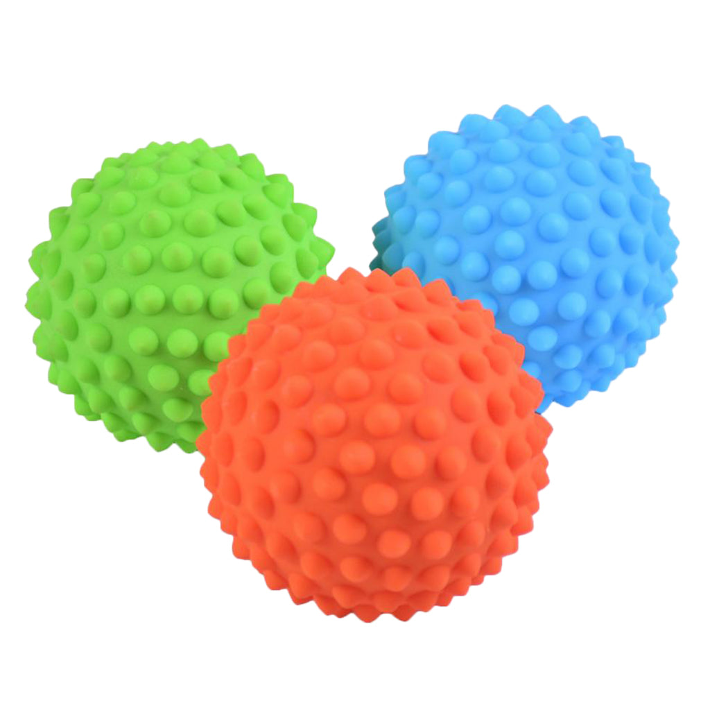 Soft Trigger Point Deep Tissue Spiky Massage Roller Ball with a Bag Green