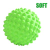 Soft Trigger Point Deep Tissue Spiky Massage Roller Ball with a Bag Green