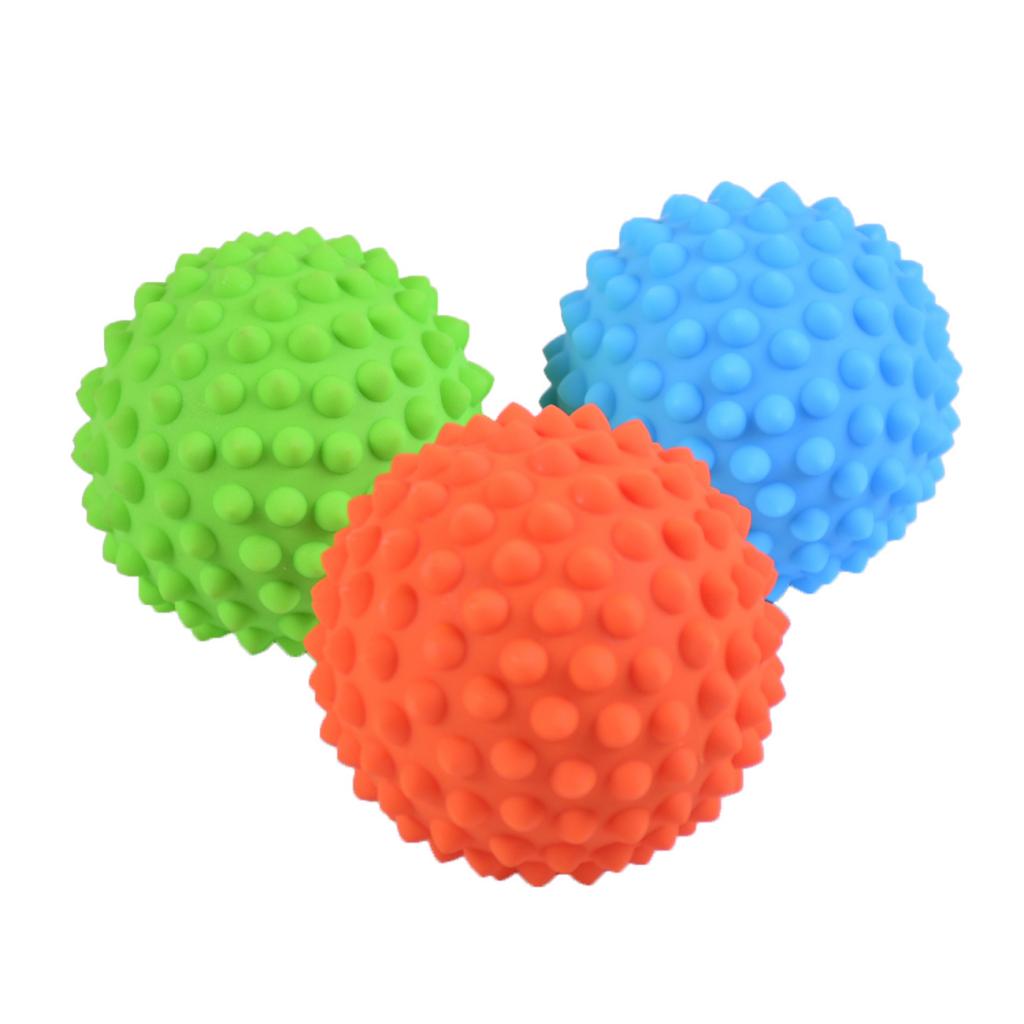 Soft Trigger Point Deep Tissue Spiky Massage Roller Ball with a Bag Green