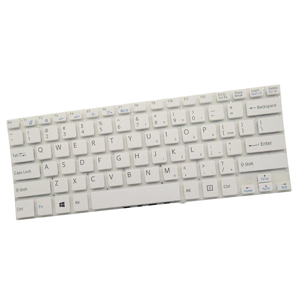 For SONY SVF143A1QT SVF142A23T SVF143A2TT Laptop English Keyboard White