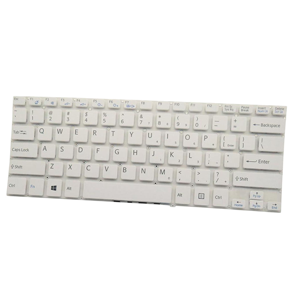 For SONY SVF143A1QT SVF142A23T SVF143A2TT Laptop English Keyboard White