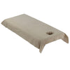 Reusable Washable Cotton Acupuncture Massage Table Bed Pad Cover Khaki