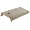 Reusable Washable Cotton Acupuncture Massage Table Bed Pad Cover Khaki