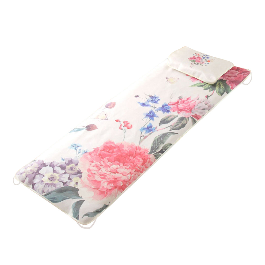 Beauty Bed Pad Salon SPA Massage Ice Silk Mat Cooling Mattress Mass Flower