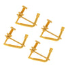 4pcs Golden Plated Violin String Fine Tuner Adjuster Part for 4/4 3/4 Violin