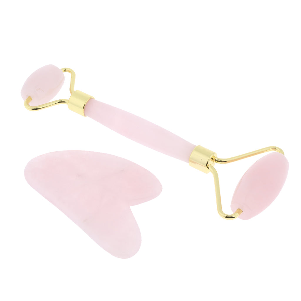 Jade Massage Roller Gua Sha Scraping Tool Anti-Aging Body Massage Local Gold