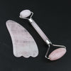 Jade Massage Roller Gua Sha Scraping Tool Anti Aging Body Massage Silver