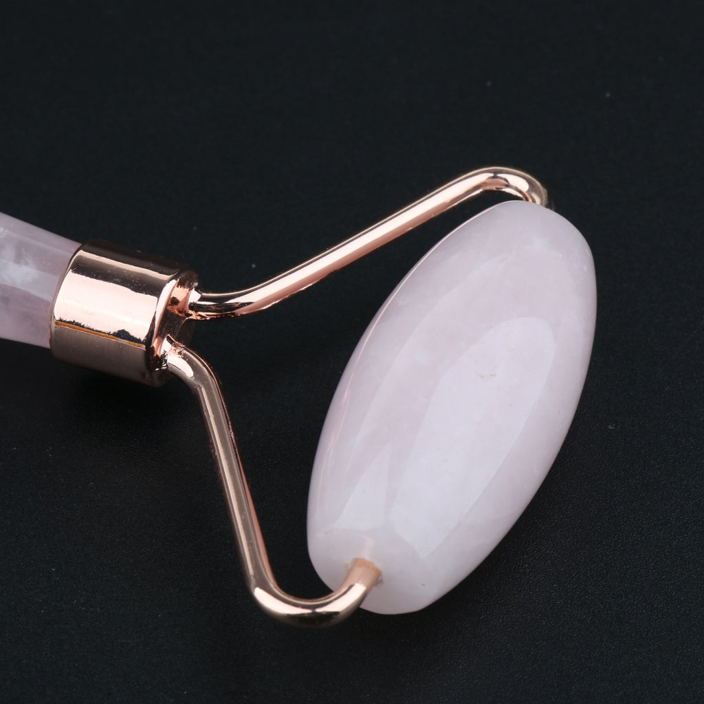 Jade Massage Roller Gua Sha Scraping Tool Anti-Aging Body Massage Rose Gold