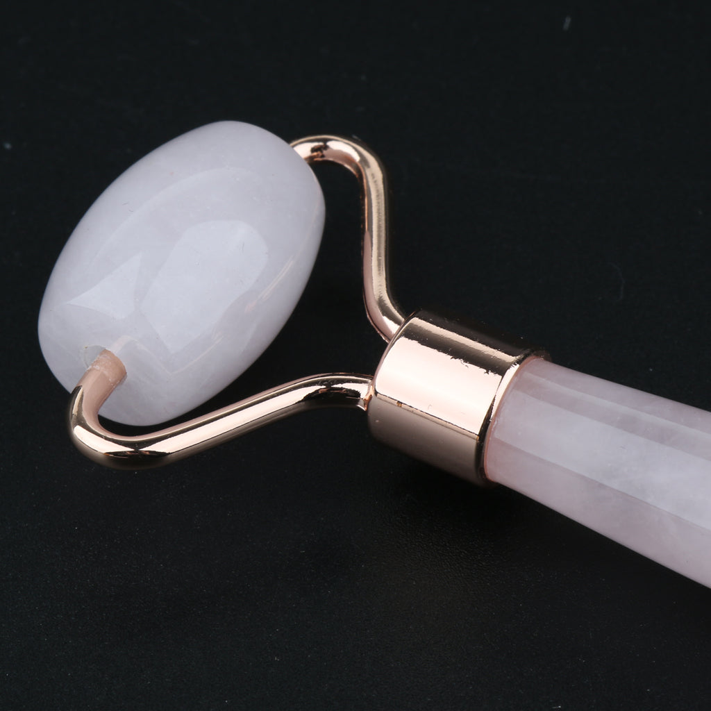 Jade Massage Roller Gua Sha Scraping Tool Anti-Aging Body Massage Rose Gold