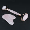 Jade Massage Roller Gua Sha Scraping Tool Anti-Aging Body Massage Rose Gold