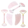 Jade Massage Roller Gua Sha Scraping Tool Anti Aging Body Massage Rose Gold