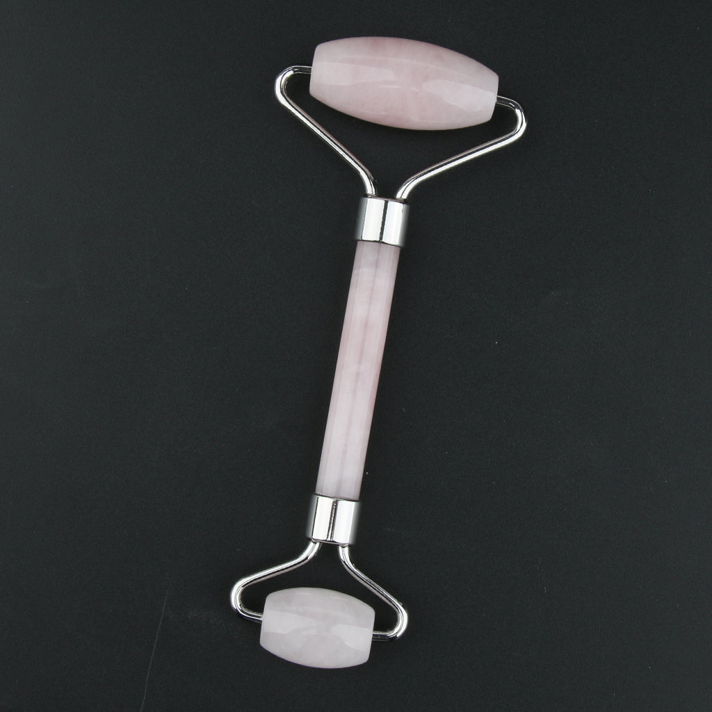 Anti-Aging Jade Roller fo Face Gua Sha Scraping Tool Body Massage Silver