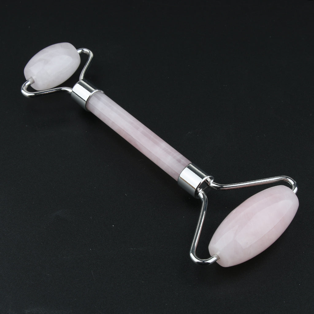 Anti-Aging Jade Roller fo Face Gua Sha Scraping Tool Body Massage Silver