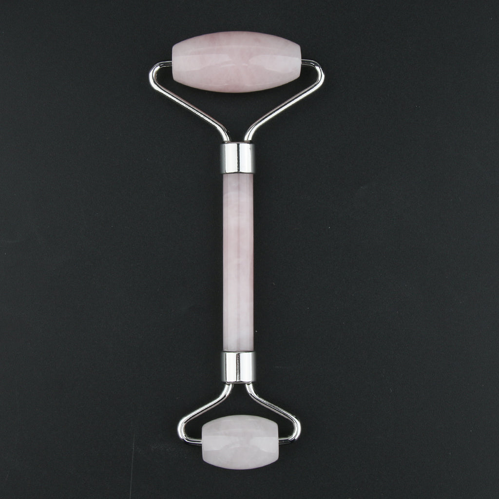 Anti-Aging Jade Roller fo Face Gua Sha Scraping Tool Body Massage Silver