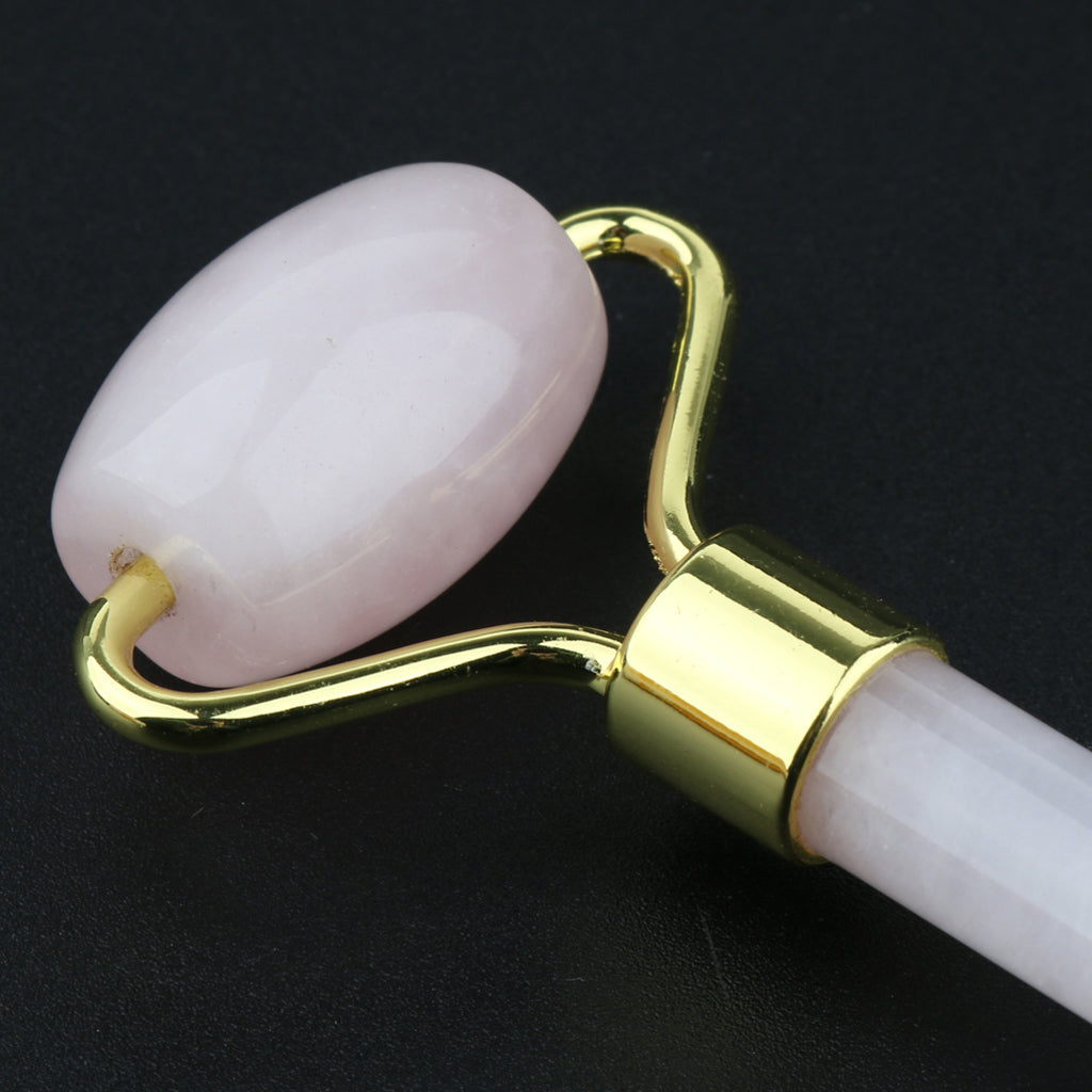 Anti-Aging Jade Roller fo Face Gua Sha Scraping Tool Body Massage Local Gold