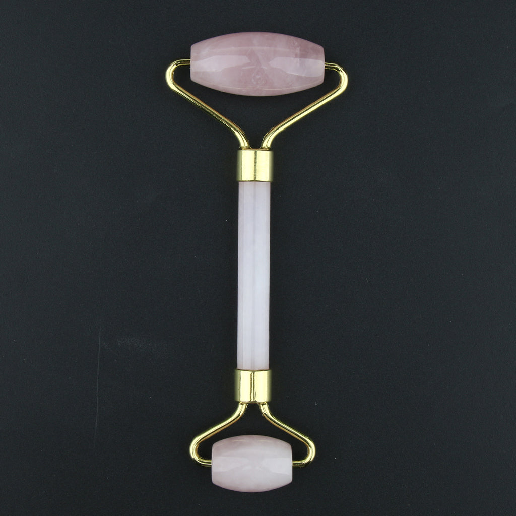 Anti-Aging Jade Roller fo Face Gua Sha Scraping Tool Body Massage Local Gold