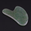 Natural Jade Guasha Board Chinese Traditional Scraping Massage Tool Green