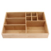 Wood Makeup Storage Organizer Cosmetic Storage Box For Neat Countertop 02