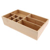 Wood Makeup Storage Organizer Cosmetic Storage Box For Neat Countertop 02