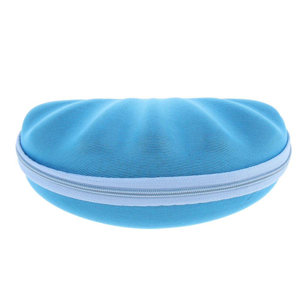 4Pcs EVA Zipper Eyeglass Box Glasses Case Protector Container Light Blue