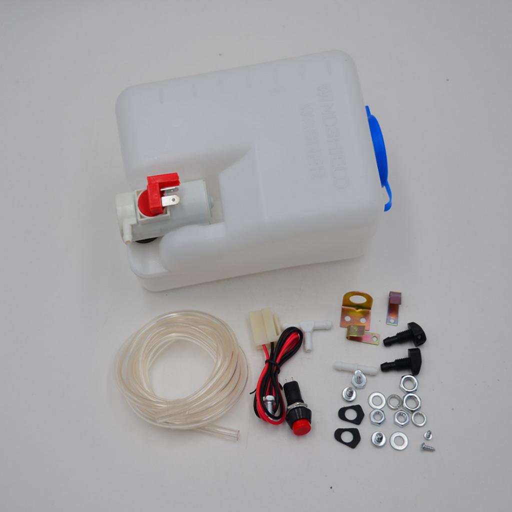 New Windscreen Washer Bottle Pump Kit Universal for 12v classic vw 160186