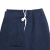 Incontinence Bedridden Patients Cloth Open Crotch Trouser Pants Blue M