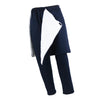 Incontinence Bedridden Patients Cloth Open Crotch Trouser Pants Blue M