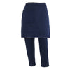 Incontinence Bedridden Patients Cloth Open Crotch Trouser Pants Blue M