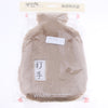 1L Rubber Hot Warm Water Bottle Thicker Warmer Bag with Cover Coffee