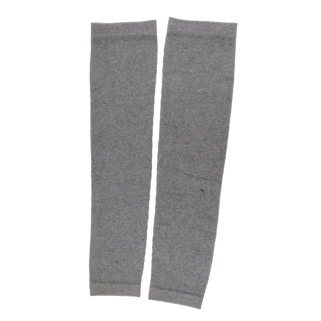 1 Pair Women Winter Over Knee Footless Socks Leg Warmer Sleeves  Gray