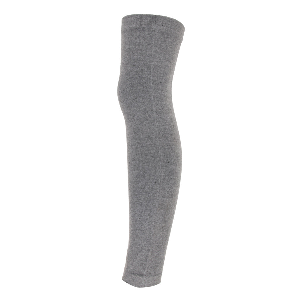 1 Pair Women Winter Over Knee Footless Socks Leg Warmer Sleeves  Gray