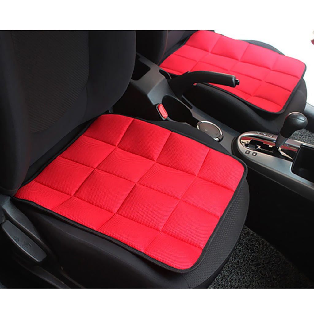 Breathable Non-Slip Chair Cushion Sweat-absorbing Car Seat Cover Pad Red