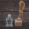 4 Pieces 6ML Car Hanging Perfume Bottle Essential Oil Vials Pendant Decor