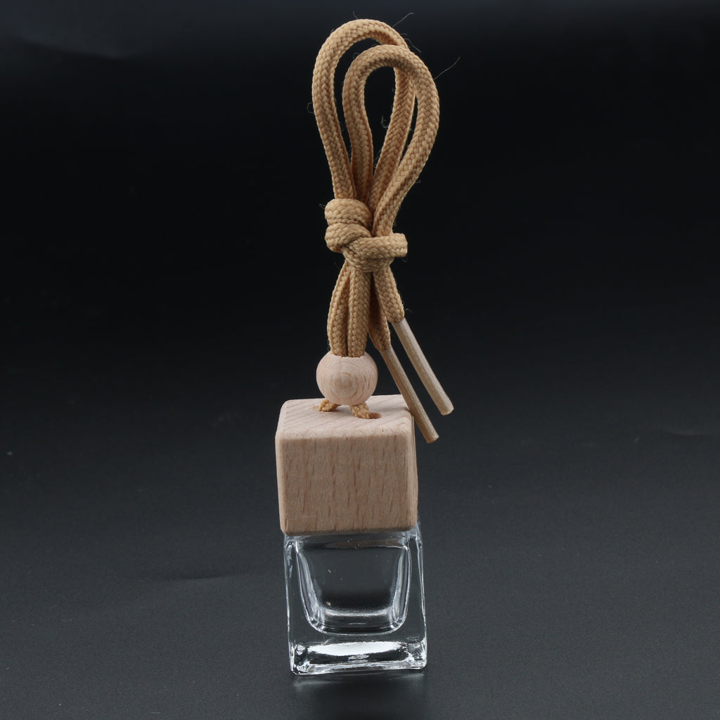 4 Pieces 6ML Car Hanging Perfume Bottle Essential Oil Vials Pendant Decor