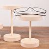 Wood Sunglasses Eyeglass Rack Display Stand Holder Organizer Shelf 19.5cm