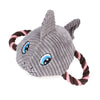 Funny Dog Toy Puppy Chew Squeaker Squeaky Stuffed Plush Play Toy  Shark