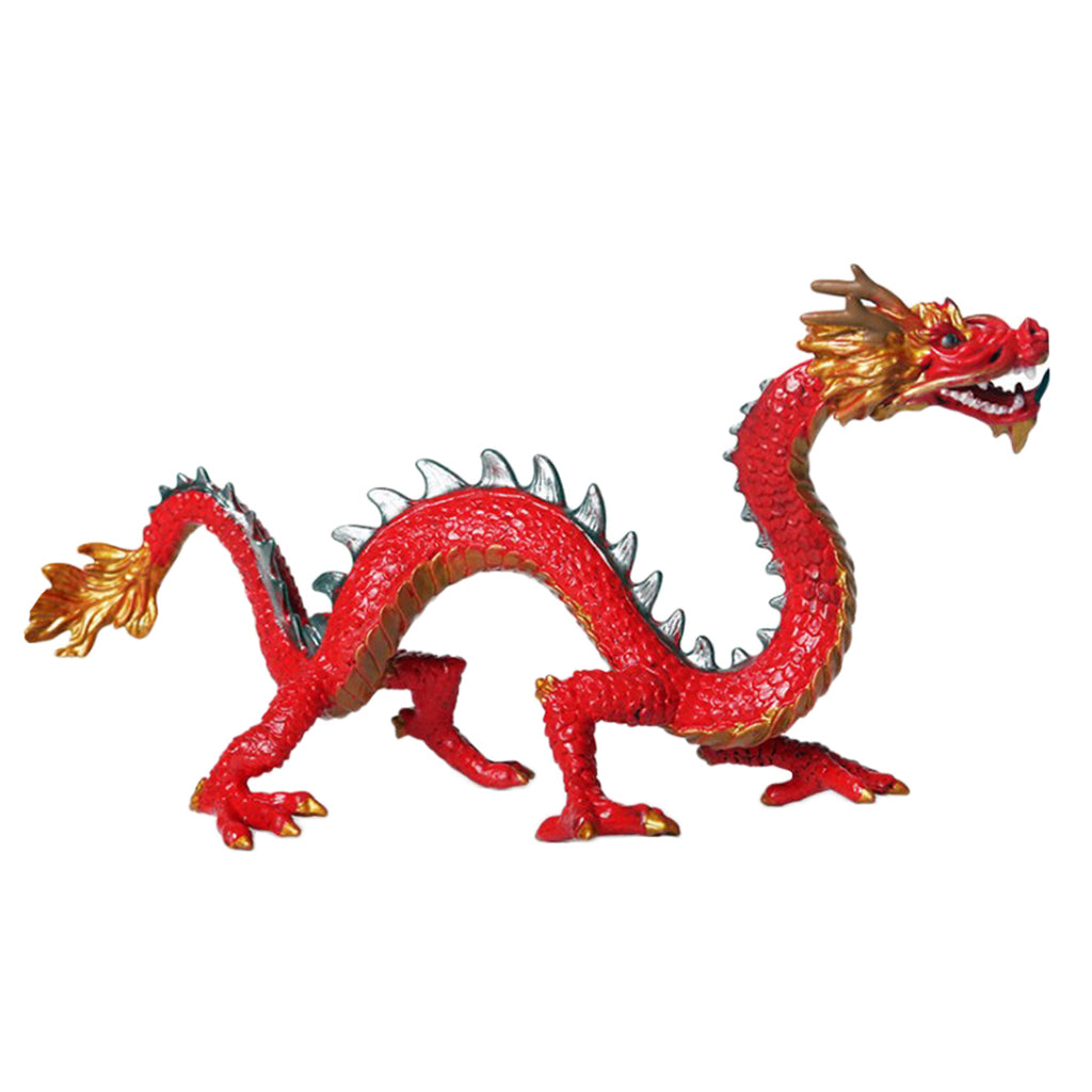 Simulation Chinese Dragon Figures PVC Realistic Figures Educational Toy