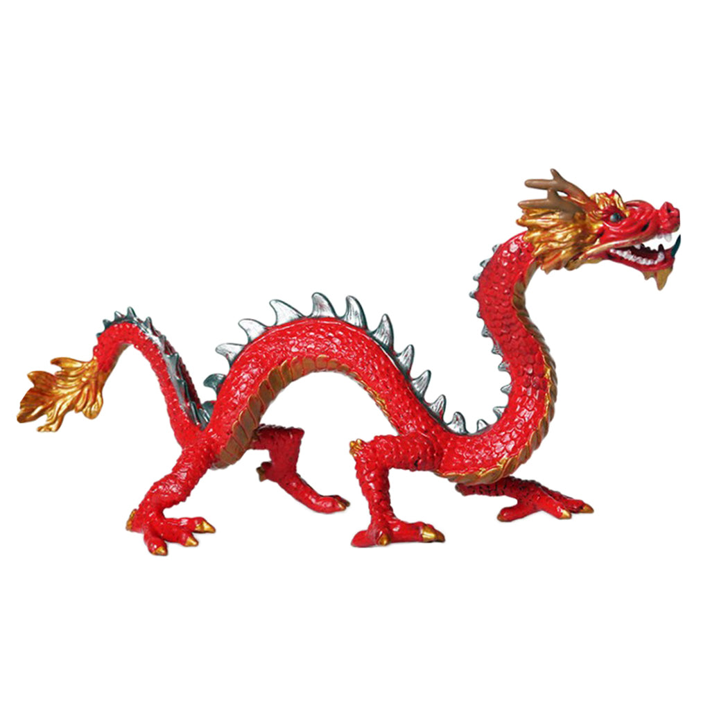 Simulation Chinese Dragon Figures PVC Realistic Figures Educational Toy