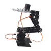 6 DOF Robot Manipulator Metal Mechanical Arm Clamp Kit for Child Robotic Toy