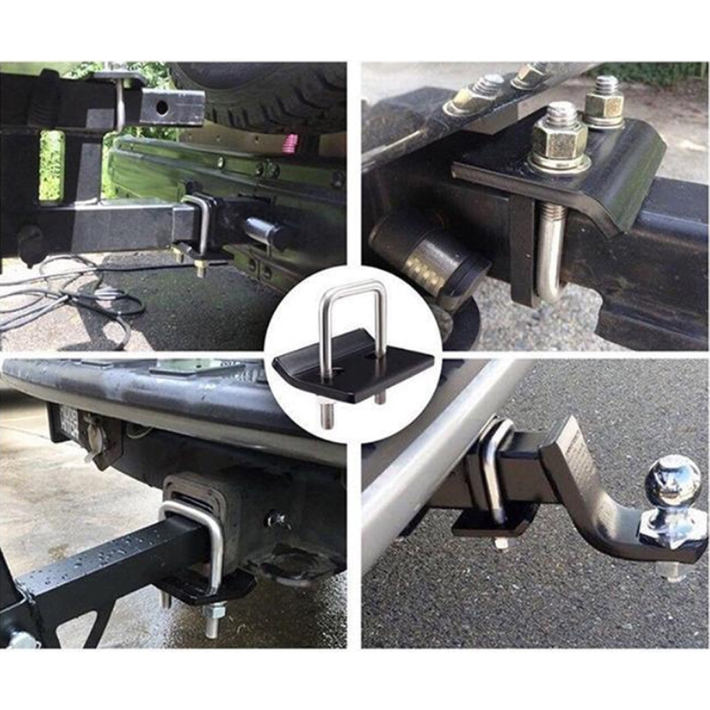 Anti Rattle Hitch Bracket Ball Mount Tongue Towbar Trailer Caravan