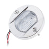 Boat LED Rail Light E011053-BU  Blue Pin 12V Brushed Nickle Bezel