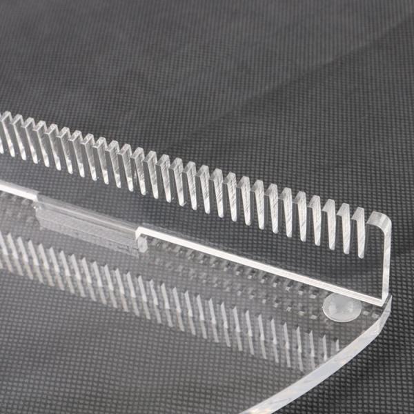 Clear Acrylic Hair Extensions Wefts Holder Display Rack Stand for Braiding