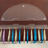 Clear Acrylic Hair Extensions Wefts Holder Display Rack Stand for Braiding