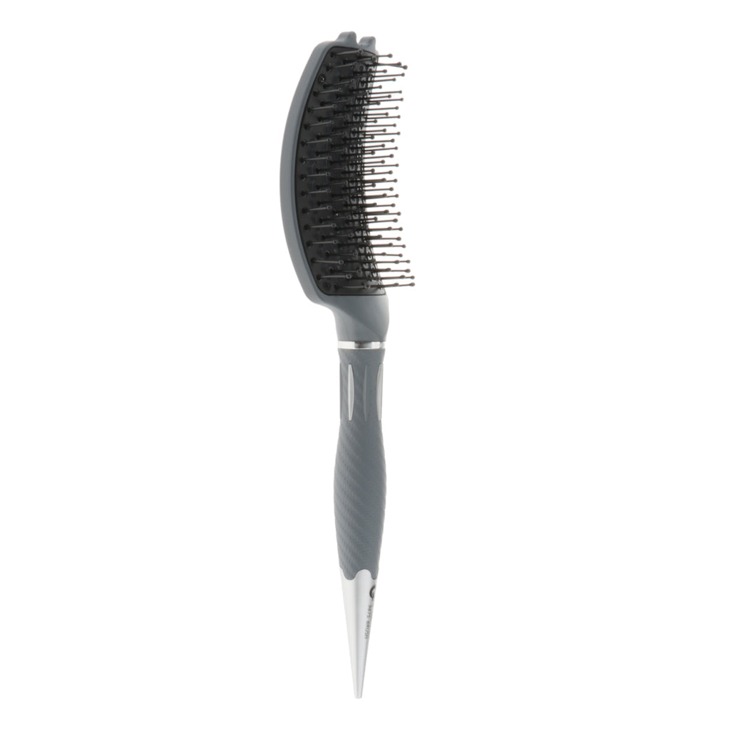 Vented Curved Cushioned Paddle Brush for Detangling Blow Drying Massage 05