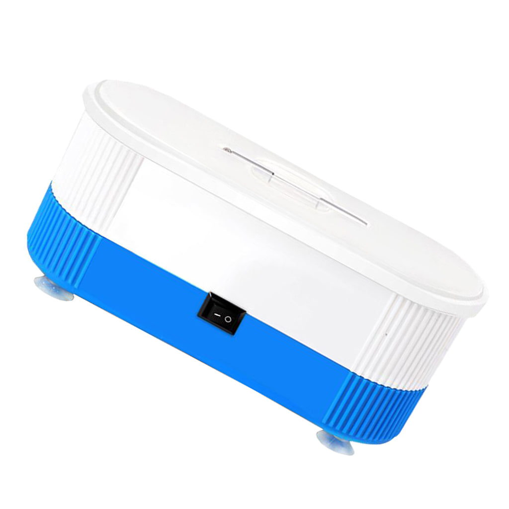 Portable Cleansing Machine Optical Glasses Contact Lens Cleaner Tool Blue