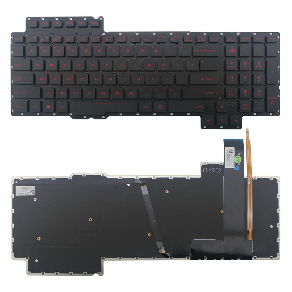 For ASUS ROG G752 G752V G752VL US English Layout Keyboard With Backlit Black