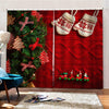 Christmas Theme Window Curtain-140x100cm Style01