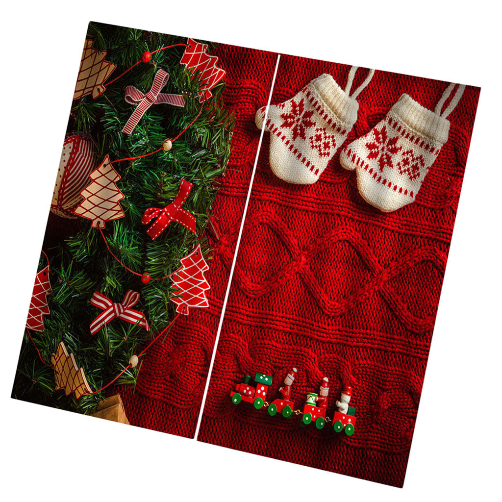 Christmas Theme Window Curtain-140x100cm Style01