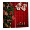 Christmas Theme Window Curtain-140x100cm Style01